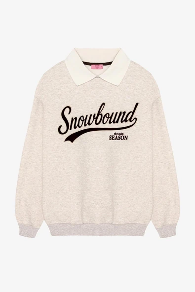 Quzu Baskı Detaylı Kadın Sweatshirt ürün görseli