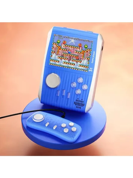 S1 3.0 Inç Taşınabilir Video Oyun Konsolu Dahili 666 Oyun Retro Oyun Konsolu Iki Oyun Kumandası - Resim 5