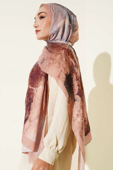 Camel Serisi Soft Şal Asorti 7 - Resim 3