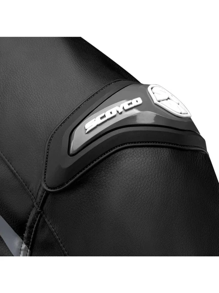 SCOYCO JK153 SİYAH GRİ KORUMALI MOTOSİKLET MONT - Resim 6