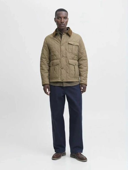 Jack&jones 12283810 Erkek Mont - Bej - Resim 2