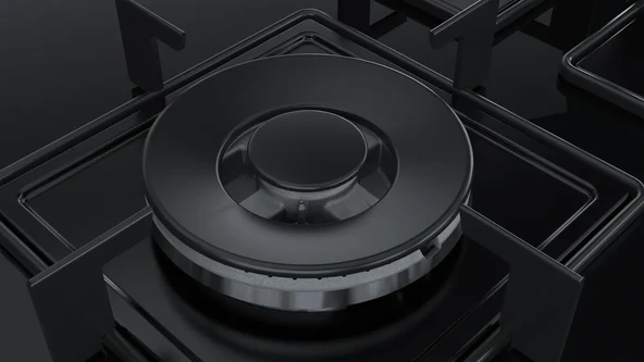 Bosch PPQ7A6B10 75 cm Doğalgazlı Woklu Siyah Cam Ankastre Ocak - 5