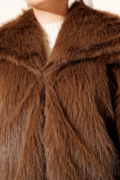 Astarlı Lolita Kürk Kahve - Resim 4