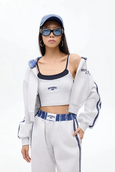 Quzu Kumaş Matchli Kadın Sweatshirt ürün görseli 1