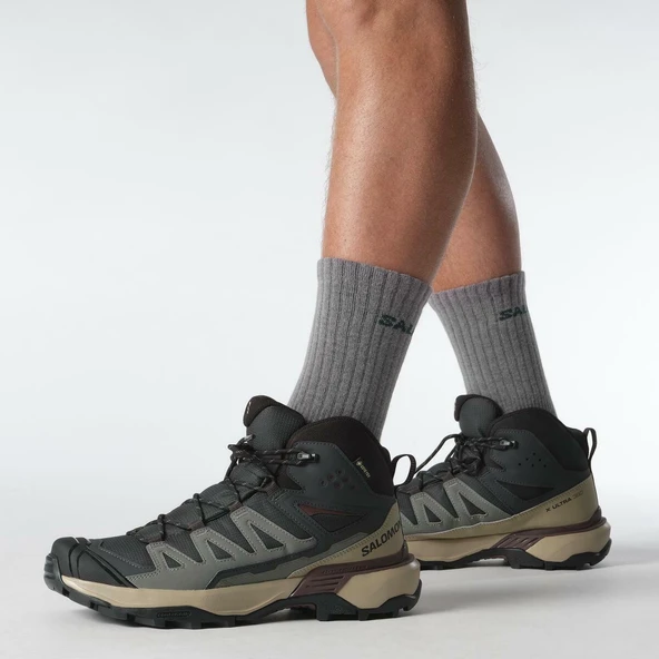 Salomon X Ultra 360 Mid Gore-Tex Erkek Ayakkabı L47743300 - Resim 8