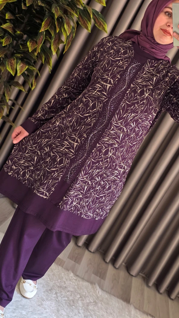 Kadın Giyim Şerit Desenli Samira Takım ürün görseli 1