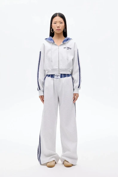 Quzu Kumaş Matchli Kadın Sweatshirt - Resim 4