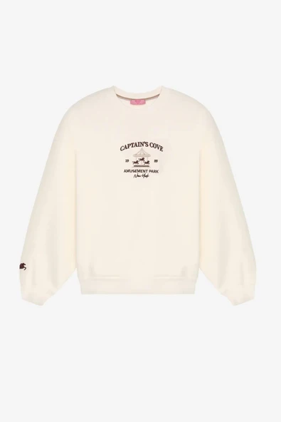 Quzu Nakış Detaylı Kadın Sweatshırt ürün görseli