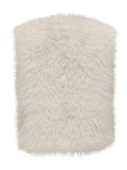 Only Jdy Yora Faux Fur Waıst Kadın Yelek 15359348 - Resim 7