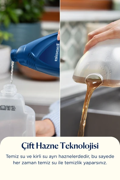 Bissell SpotClean Mini Halı– Koltuk Yıkama ve Leke Çıkarma Makinesi - 8