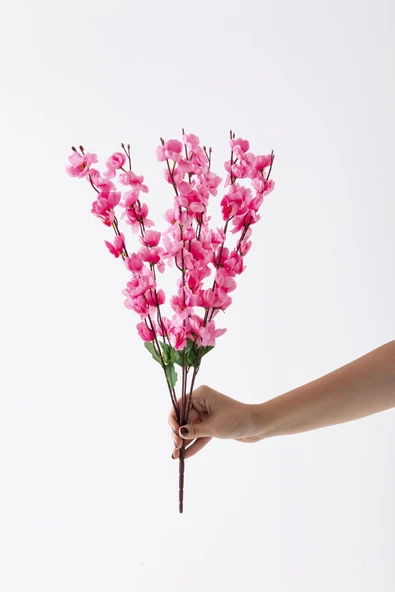 Yapay Bahar Dalı 9'lu Pembe