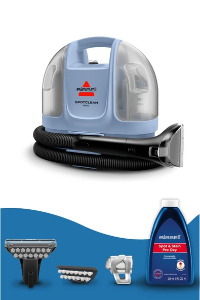 Bissell SpotClean Mini Halı– Koltuk Yıkama ve Leke Çıkarma Makinesi