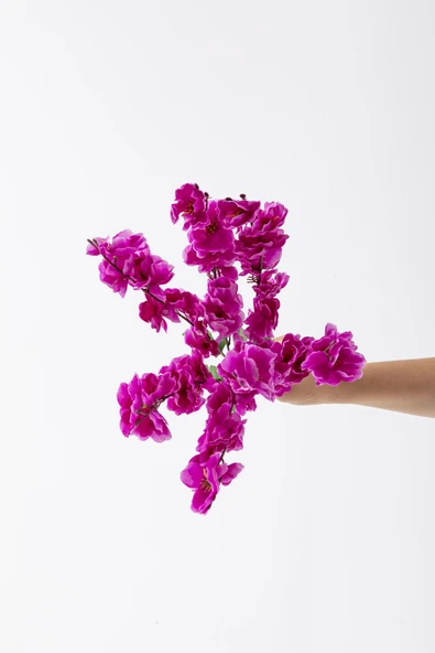 Yapay Bahar Dalı 9'lu Mor - 4