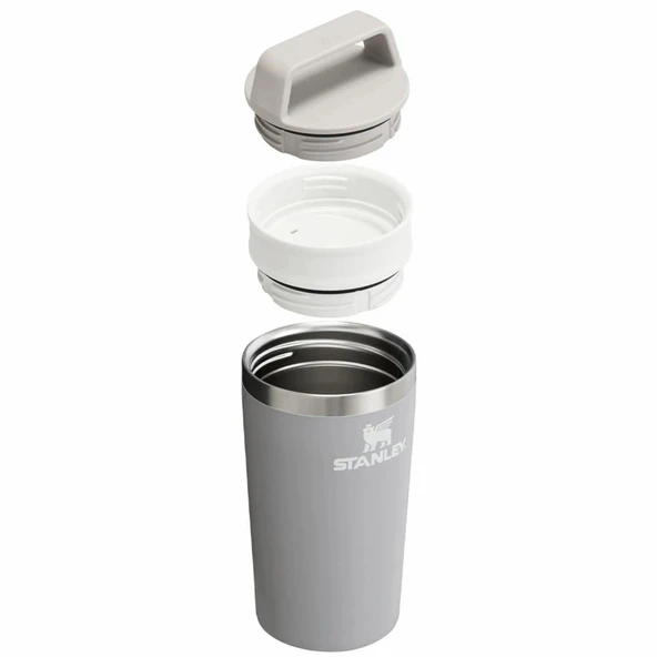 Stanley The Café To-Go Travel Mug Termos Bardak 0,35 LT / 12oz Gri 10-12080-015 - 3