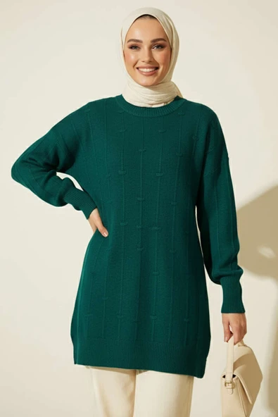 Damla Desen Yumoş Triko Kazak Nefti