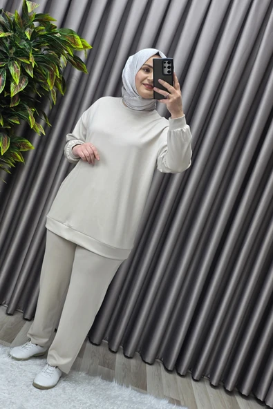 Kadın Giyim Büyük Beden Spor İkili Takım - Resim 6