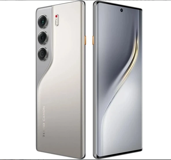 Tecno Camon 40 Pro 256 8+8 GB Ram 5G (Tecno Türkiye Garantili) Titanyum Grisi