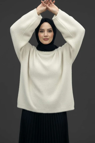 Bisiklet Yaka Basic Sakallı Kazak Taş ürün görseli 1