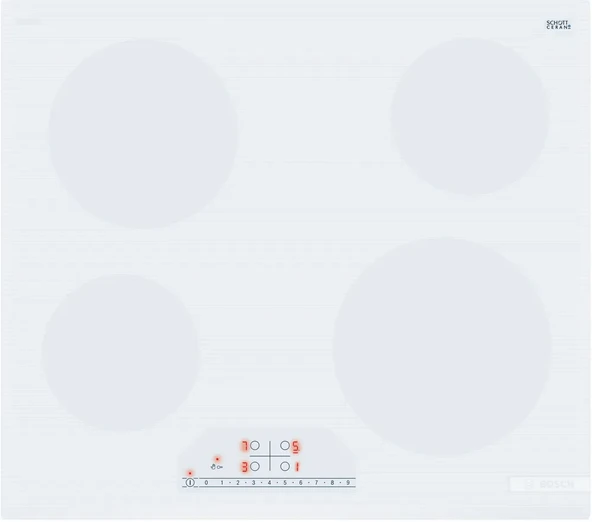 Bosch PKE612FA2E Elektrikli Seramik Beyaz Ankastre Ocak