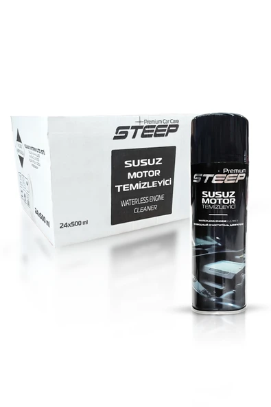 STEEP Susuz Motor Temizleyici & Parlatıcı Sprey 24 Adet 500 Ml ürün görseli 1