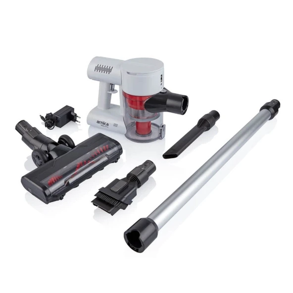 Arnica Solara ET13452 Beyaz Şarjlı Dikey Süpürge - Resim 2