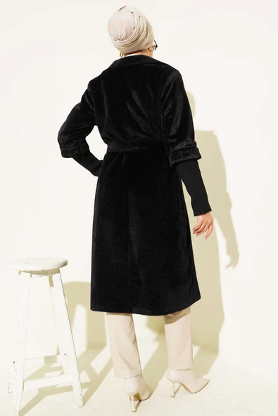 Goldfox Kol Ribanalı Kaban Siyah - Resim 3