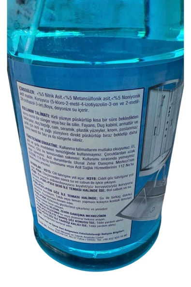 KUZEY KİMYA Power-X Pas ve Kireç Sökücü - 1000 ml - Resim 3