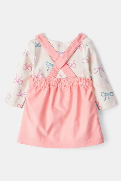 Kız Bebek Salopet Set CTR-1T567310 - Resim 2