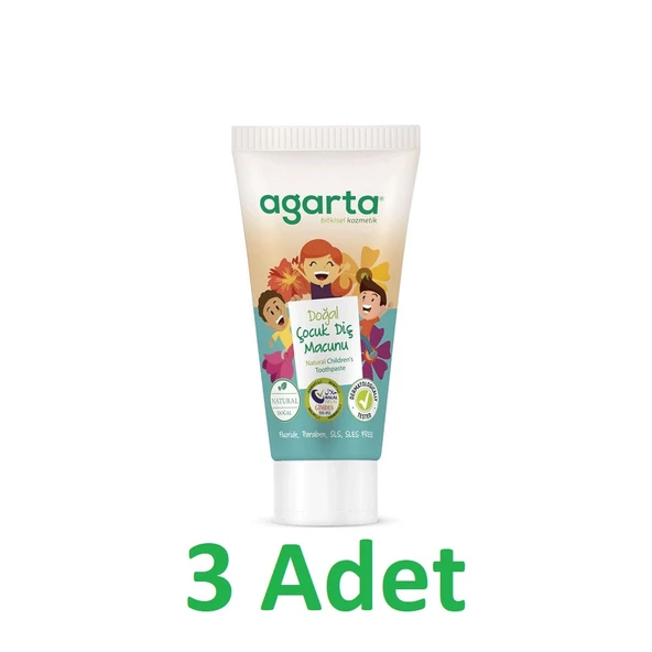 Agarta Diş Macunu Çocuk 75ml x 3 adet