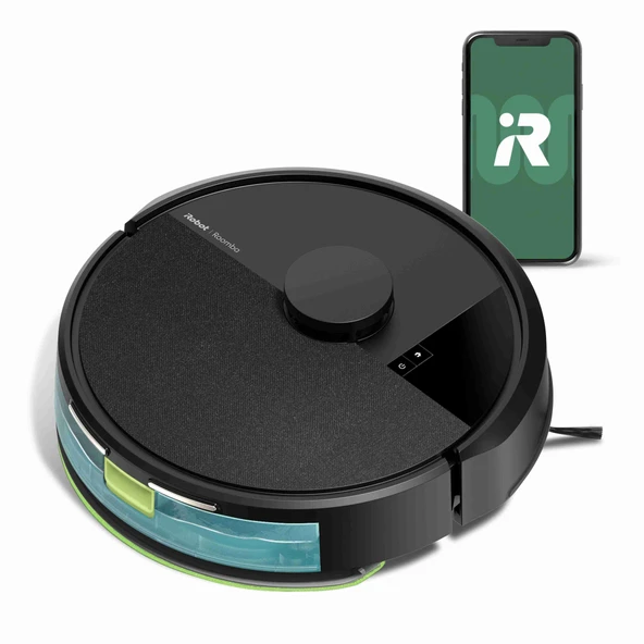 Roomba 105 Combo Robot Süpürge ve Paspas_Siyah