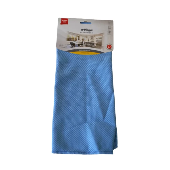 STEEP  Mikrofiber 40x40 cm Baklava Desen Cam Temizlik Bezi - Resim 4