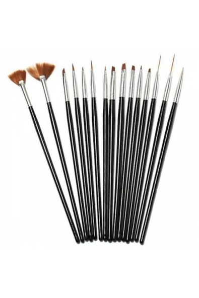 Ocean Tırnak Desen Fırçası 15 Li - Resim 3