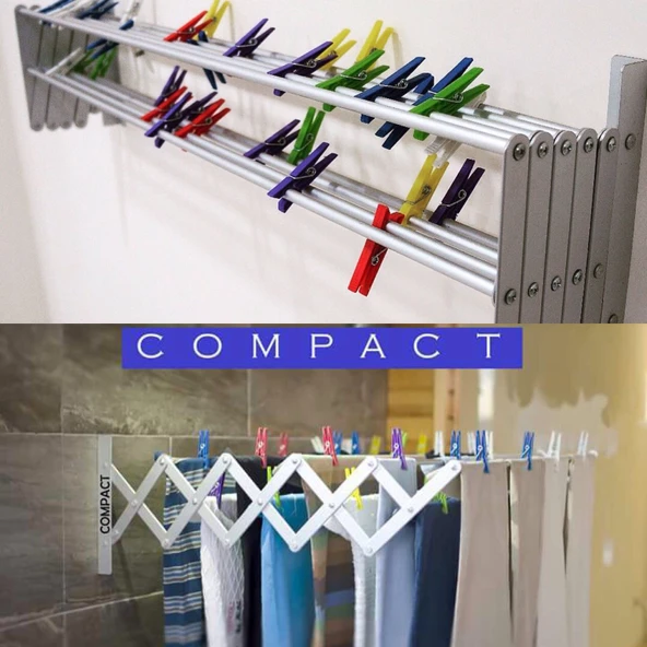 COMĞPACT ÇAMAŞIRLIK 100 CM 9 ASKILI - 3