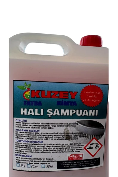 KUZEY KİMYA Halı Yıkama Şampuanı- 5 KG - Resim 4