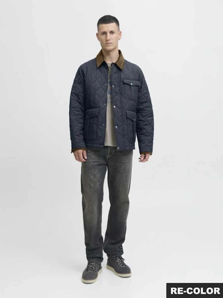 Jack&jones 12283810 Erkek Mont - Lacivert - Resim 2