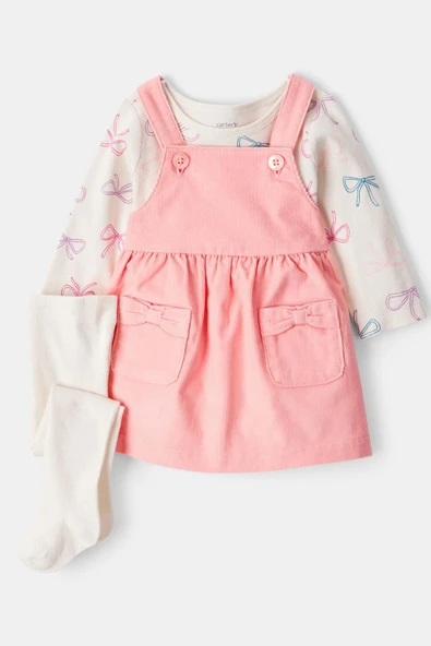 Kız Bebek Salopet Set CTR-1T567310 ürün görseli