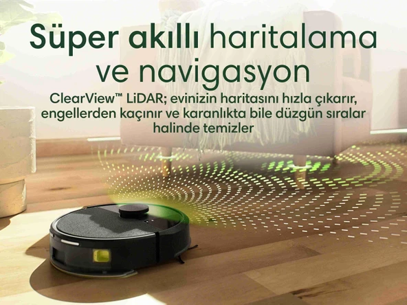 Roomba 105 Combo Robot Süpürge ve Paspas_Siyah - 4