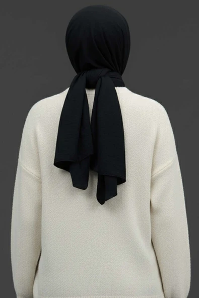 Bisiklet Yaka Basic Sakallı Kazak Beyaz - Resim 3