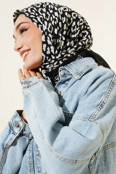 Desenli Bambu Eşarp Serisi Asorti 8 - Resim 2