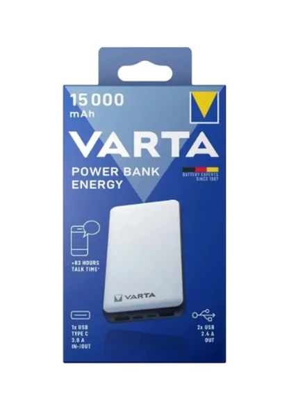 Varta 57977 Energy 15000 mAh Hızlı Şarj Powerbank - 2