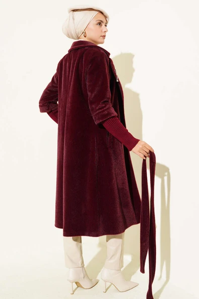 Goldfox Kol Ribanalı Kaban Bordo - Resim 3