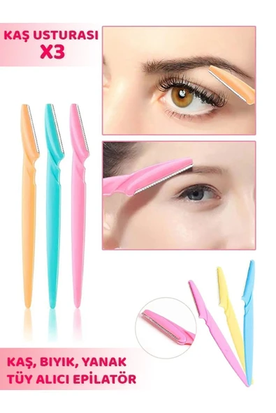 Ocean Kaş Usturası, Yüz Jileti, Kadın Jileti Epilasyon 3'lü Ustura ürün görseli