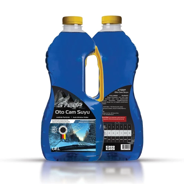 STEEP Oto Cam Suyu -20 Derece Antifriz İçerikli 1.8 Lt - Resim 3