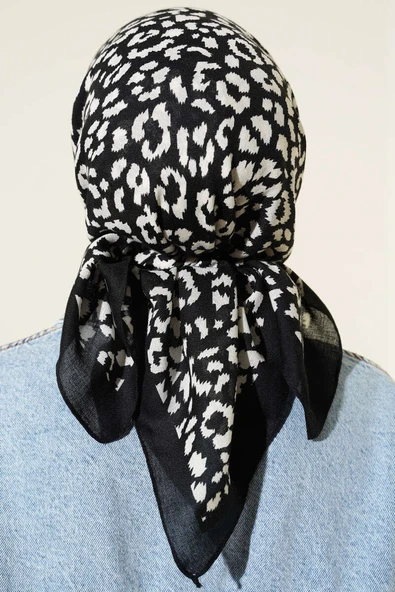 Desenli Bambu Eşarp Serisi Asorti 8 - Resim 3