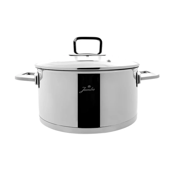 Jumbo Milas 8 Parça Paslanmaz Çelik Tencere Seti - Resim 3