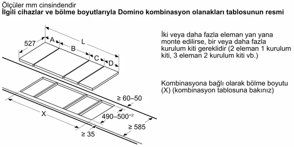 Bosch PKF375CA2E Seramik Domino Ankastre Ocak - 6