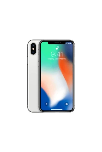 Yenilenmiş iPhone X 64 GB Gümüş Cep Telefonu (12 Ay Garantili) - B Kalite ürün görseli 1