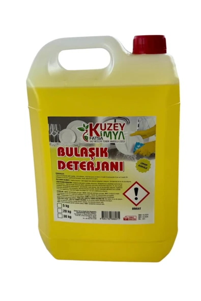 KUZEY KİMYA Limon Kokulu Bulaşık Deterjanı 5 KG ürün görseli