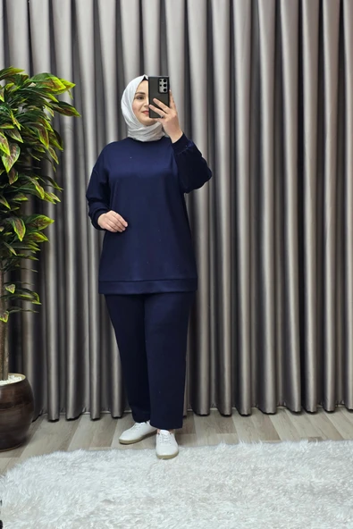 Kadın Giyim Büyük Beden Spor İkili Takım - Resim 4