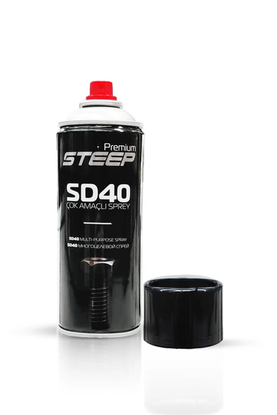 STEEP SD-40 Çok Amaçlı Pas Sökücü ve Genel Yağlayıcı Sprey 400 Ml - Resim 2